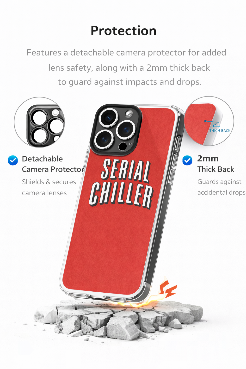 16 pro Hard Clear Case