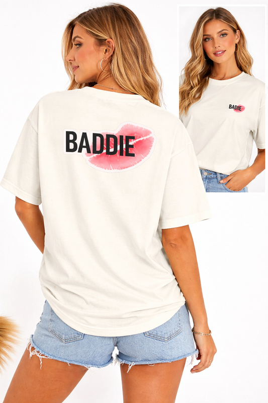 Baddie Unisex Terry Oversized Tee